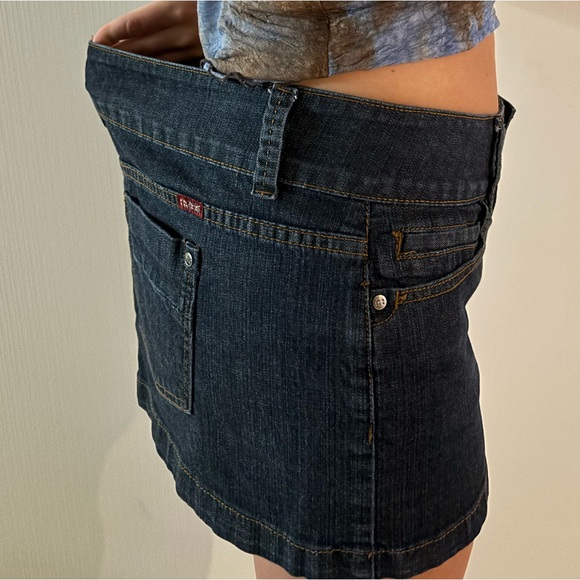 Vintage Denim Mini Skirt - Picture 7 of 7